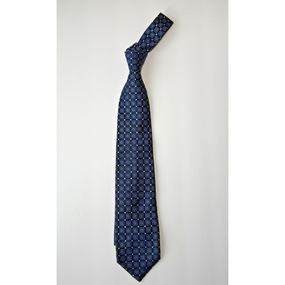 Daniel CREMIEUX Signature Collection Blue 100% Silk Tie‎ Limited Edition 70/233 - Picture 5 of 6